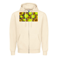Sandshell tennis ball with sunflower and racket  licence plato Zipper Hoodie - BarkalooDesign
