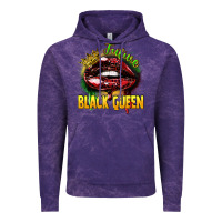 Cloud Purple Future black queen Vintage Hoodie - FaDigitalArtStudio