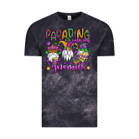 Cloud Black parading with my gnomies Vintage Tee - OliviaCreatesArt