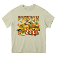 Mossy Pumpkin farm with truck Heavy Core Tee - texasbilliewilder