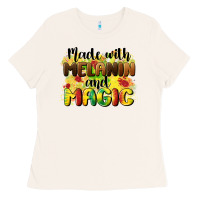 Bone made with melanin and magic Ladies Tee - CowGirlArtShop
