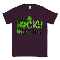 Plum st. patrick's day one lucky teacher Classic Tee - RanaPortraitStore