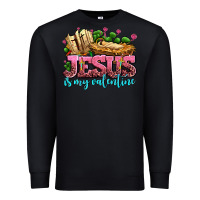 Black jesus is my valentine Premium Sweatshirt - AdoDesignShop