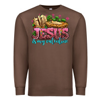 Chestnut jesus is my valentine Premium Sweatshirt - AdoDesignShop