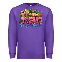 Purple jesus is my valentine Premium Sweatshirt - AdoDesignShop