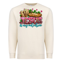 Sandshell jesus is my valentine Premium Sweatshirt - AdoDesignShop