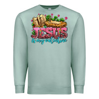 Seafoam jesus is my valentine Premium Sweatshirt - AdoDesignShop