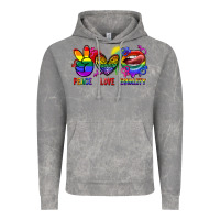 Cloud Rock Peace love equality Vintage Hoodie - FaDigitalArtStudio