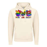 Vintage Artic Peace love equality Vintage Hoodie - FaDigitalArtStudio
