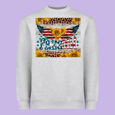 Freedom 4th Of July Heavyweight Sweatshirt Designed By Barkaloodesign