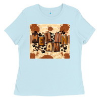 Baby Blue melanin Ladies Tee - CowGirlArtShop
