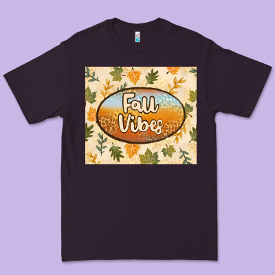 Retro Fall Vibes Premium Tee Designed By Tumblerdesignbyshophia