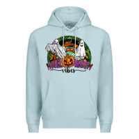 Blue Mist halloween vibes Premium Hoodie - SublimationCraftShop