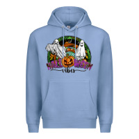 Colony Blue halloween vibes Premium Hoodie - SublimationCraftShop