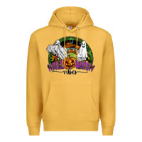 Mustard halloween vibes Premium Hoodie - SublimationCraftShop