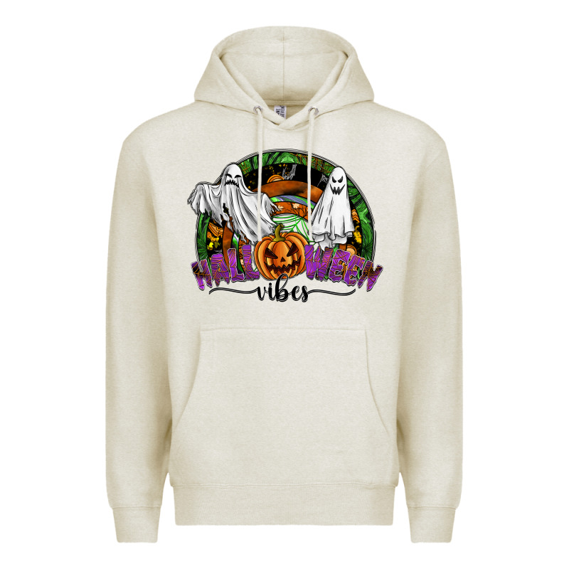 Halloween Vibes Premium Hoodie by SublimationCraftShop | Teevron