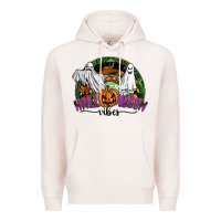 Pale Pink halloween vibes Premium Hoodie - SublimationCraftShop