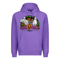 Purple halloween vibes Premium Hoodie - SublimationCraftShop