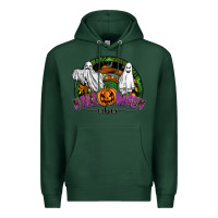 Sports Green halloween vibes Premium Hoodie - SublimationCraftShop