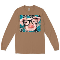 Toasted Coconut gemstone and cowhide pig Long Sleeve Tee - RanaPortraitStore