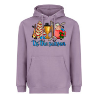 Lavender tis the season hockey and Christmas Heavyweight Hoodie - AdoDesignShop