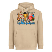Mushroom tis the season hockey and Christmas Heavyweight Hoodie - AdoDesignShop