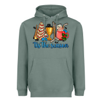 Sage tis the season hockey and Christmas Heavyweight Hoodie - AdoDesignShop