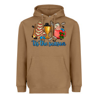 Tis The Season Hockey And Christmas Heavyweight Hoodie | Teevron