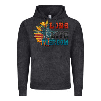 Vintage Black Long live freedom Vintage Hoodie - FaDigitalArtStudio