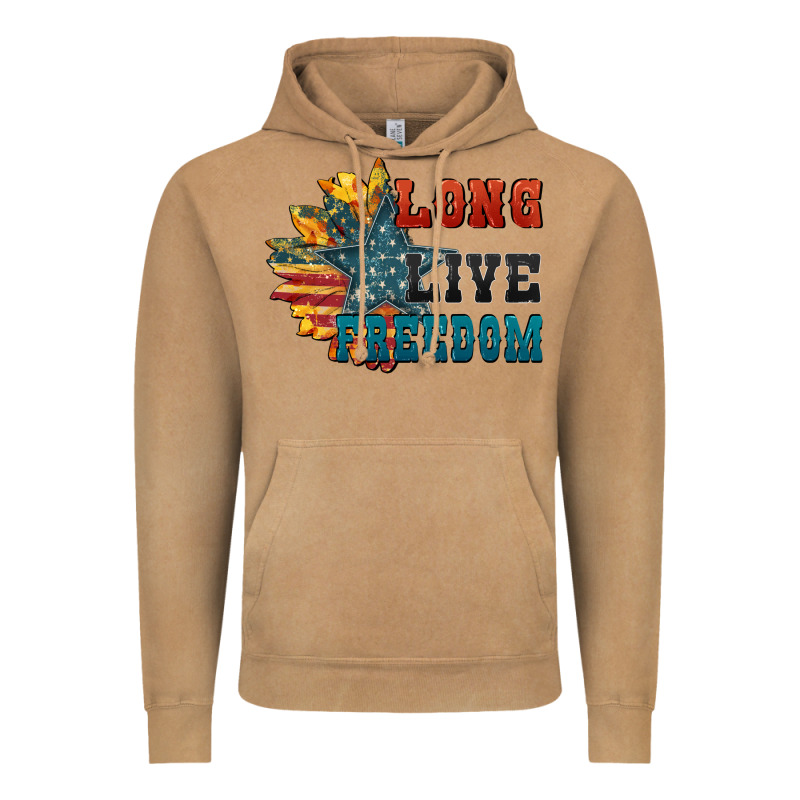 Long Live Freedom Vintage Hoodie by FaDigitalArtStudio | Teevron