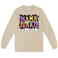 Mushroom Mama junkie Mother's Day Long Sleeve Tee - FaDigitalArtStudio
