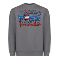 Storm little miss firecracker 4th of july Heavyweight Sweatshirt - BarkalooDesign