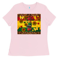 Bubblegum Pink power juneteenth Ladies Tee - CowGirlArtShop
