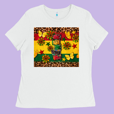Power Juneteenth Ladies Tee Designed By Cowgirlartshop