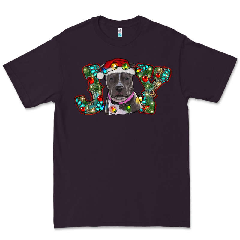 Christmas Joy Pitbull Premium Tee by RanaPortraitStore | Teevron