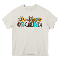 Cream Western Great Grandma Heavy Core Tee - texasbilliewilder