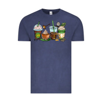 Vintage Denim lawyer coffee cups Vintage Tee - OliviaCreatesArt
