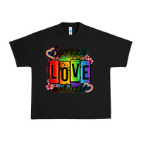 Black spread love not hate Urban Heavy Tee - OliviaCreatesArt