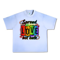 Grape Ice spread love not hate Urban Heavy Tee - OliviaCreatesArt