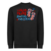 Black flip flops fireworks & freedom Heavyweight Sweatshirt - BarkalooDesign