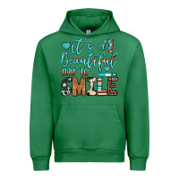 Emerald it’s a beautiful day to smile Urban Hoodie - JahusDesignShop