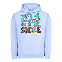 Pigment Grape Ice it’s a beautiful day to smile Urban Hoodie - JahusDesignShop