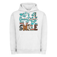 Pigment Lunar Rock it’s a beautiful day to smile Urban Hoodie - JahusDesignShop