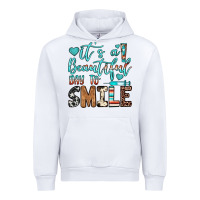 White it’s a beautiful day to smile Urban Hoodie - JahusDesignShop