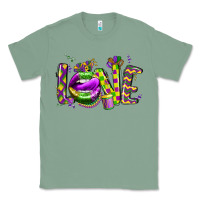Sage mardi gras love lips Classic Tee - CowGirlArtShop