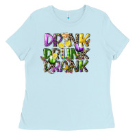 Baby Blue drink drunk drank Ladies Tee - CowGirlArtShop