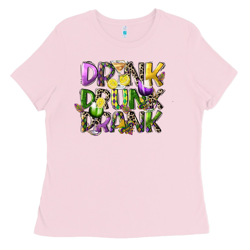 Drink Drunk Drank Ladies Tee by CowGirlArtShop | Teevron