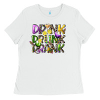 White drink drunk drank Ladies Tee - CowGirlArtShop