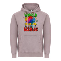 Vintage Zinc The world needs all kinds of minds Vintage Hoodie - FaDigitalArtStudio