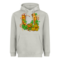 Moon Dust horseshoe with shamrocks and coin Heavyweight Hoodie - AdoDesignShop